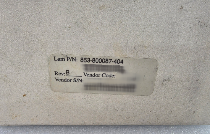 圖為 已使用的 LAM RESEARCH 853-082544-60X 待售