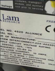 Foto Verwendet LAM RESEARCH Alliance A6 4520 Zum Verkauf
