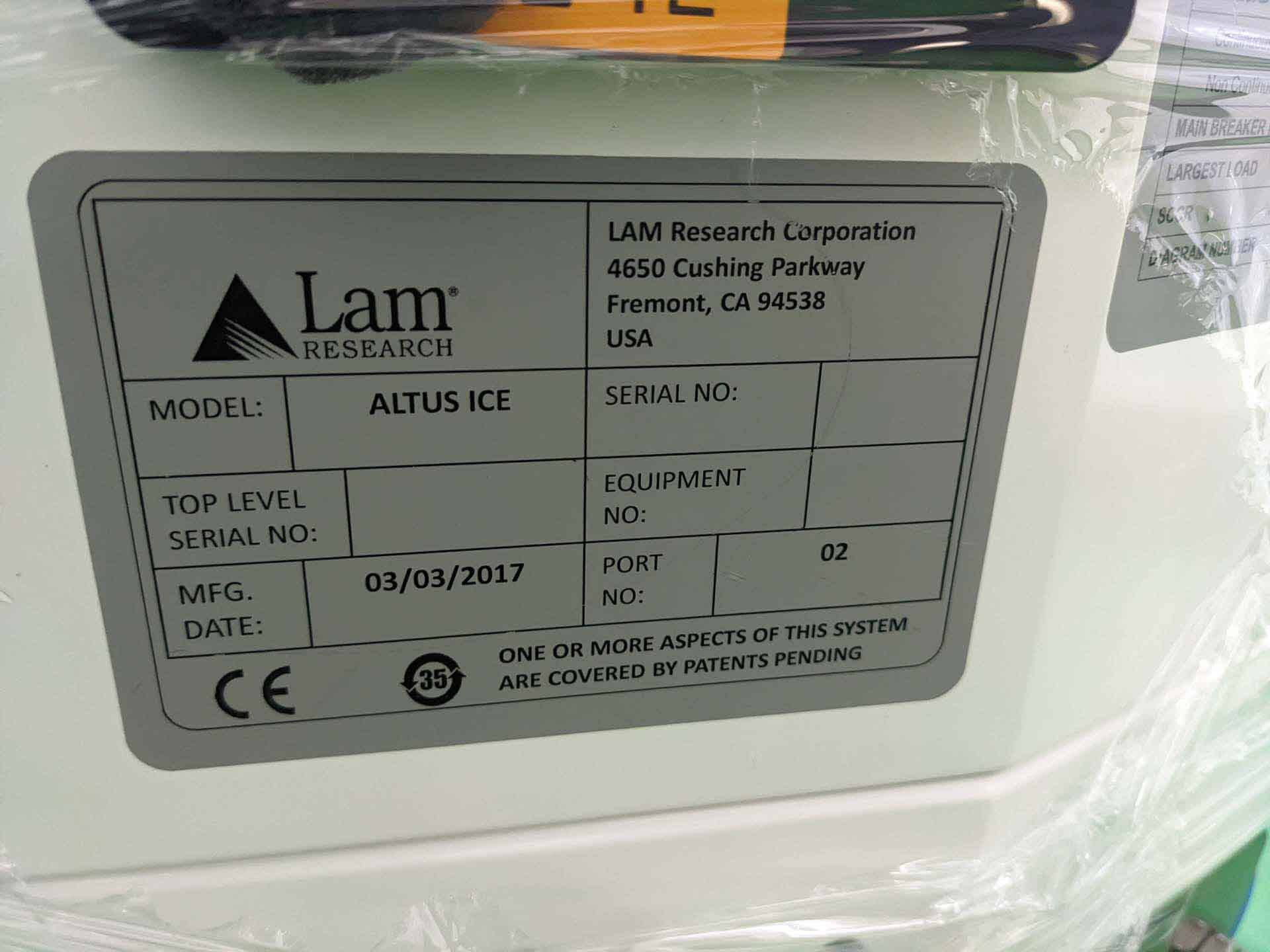 Photo Used LAM RESEARCH Altus Ice For Sale