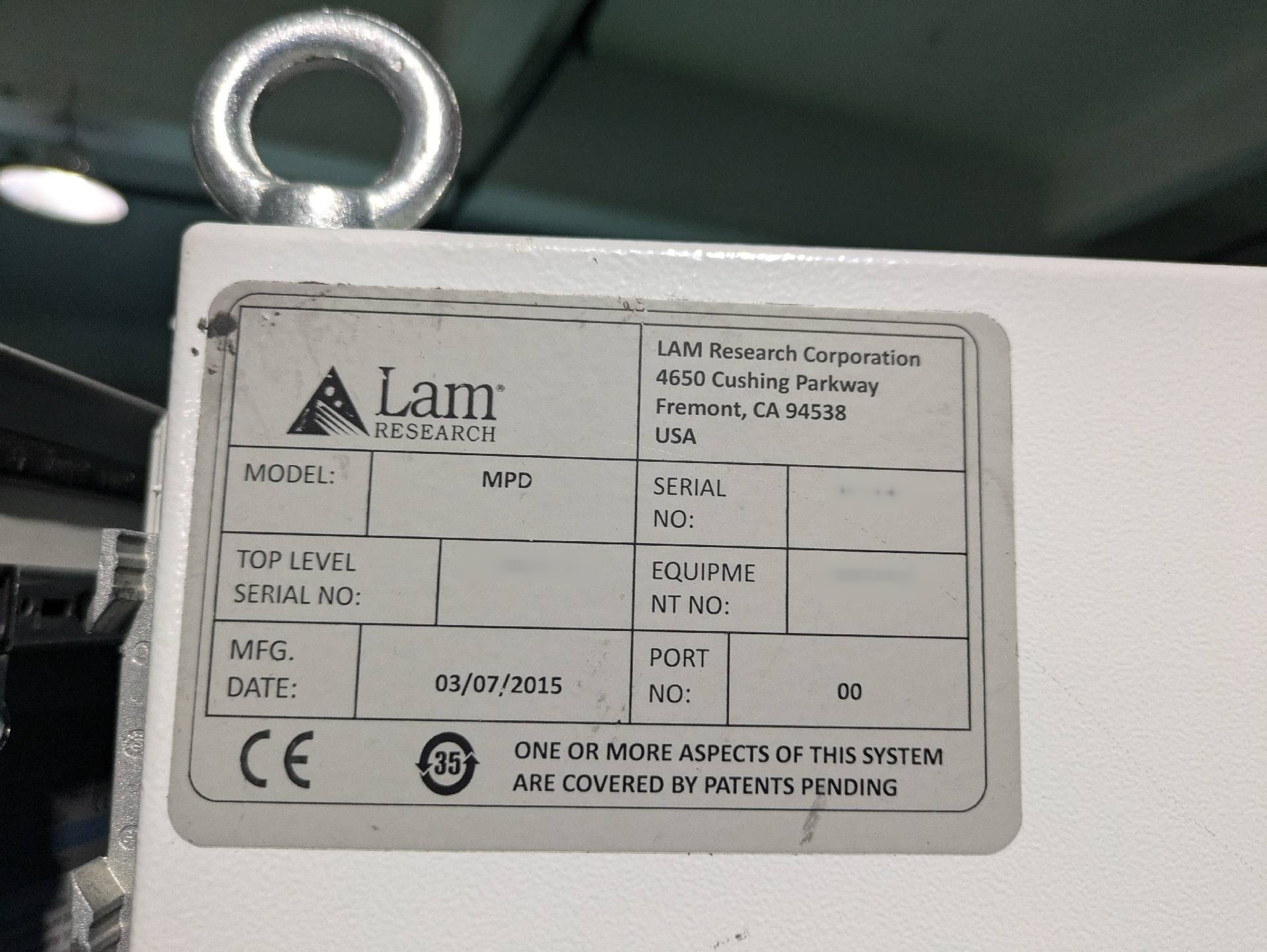 圖為 已使用的 LAM RESEARCH Altus Max 待售
