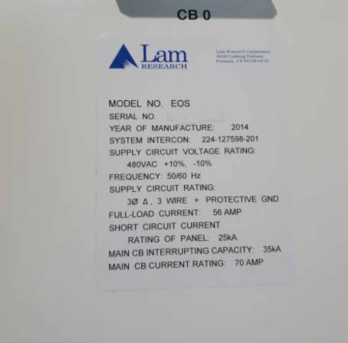 Photo Used LAM RESEARCH EOS For Sale