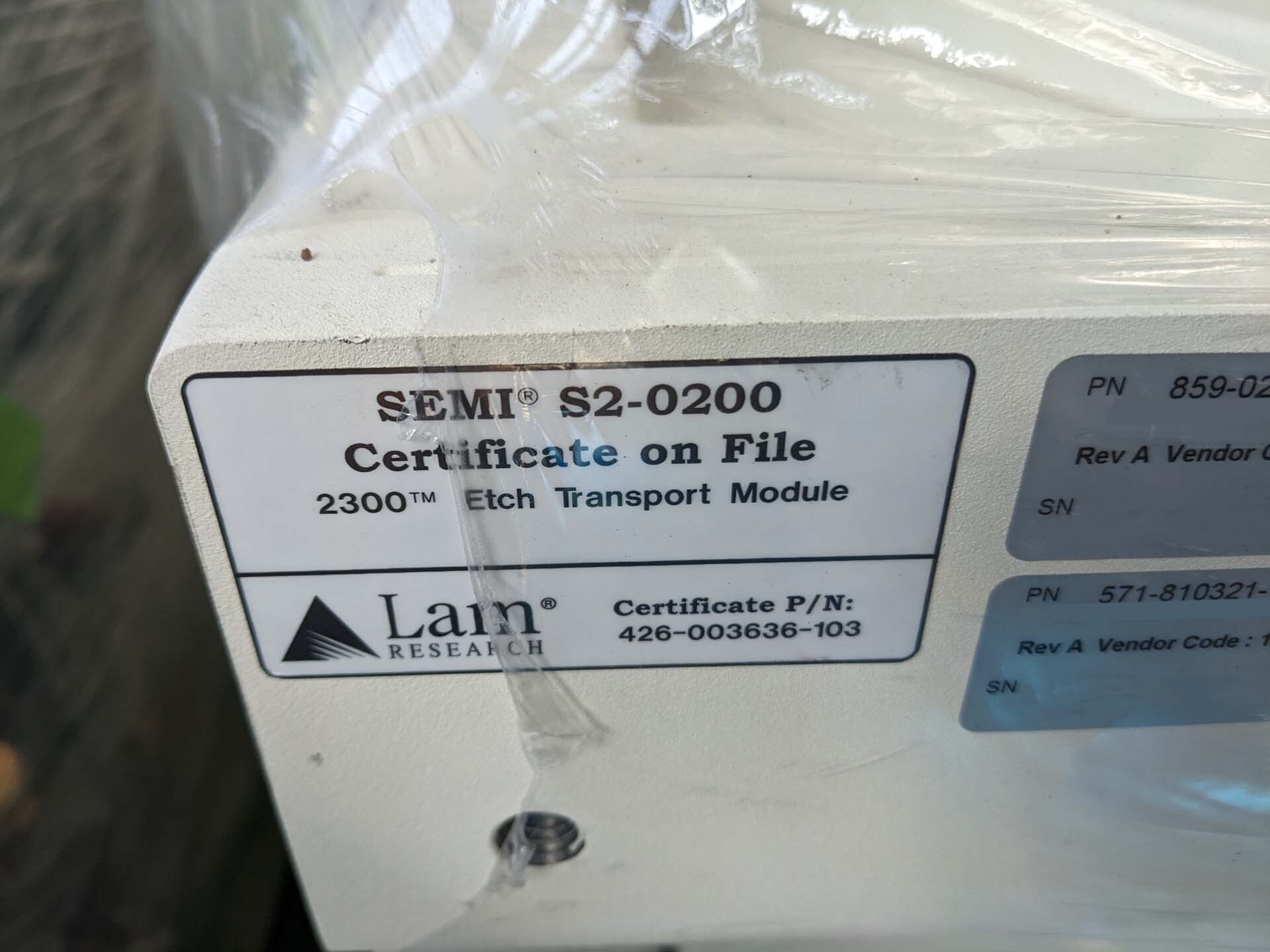 Photo Used LAM RESEARCH Flex EX+ For Sale