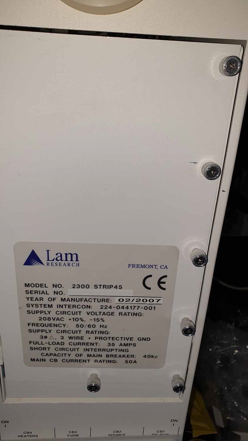 Photo Used LAM RESEARCH STRIP45 For Sale