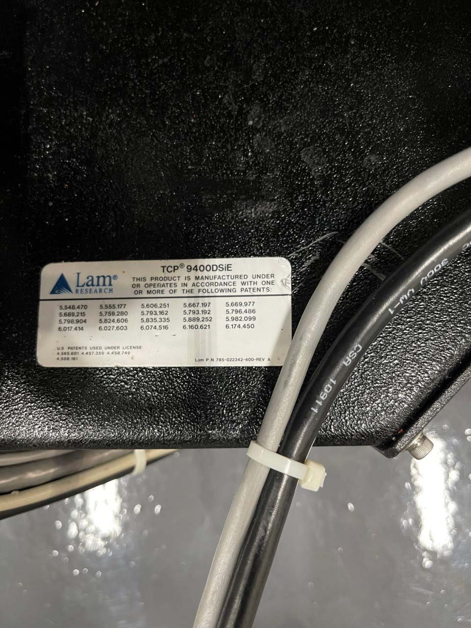 Photo Used LAM RESEARCH TCP 9400 DSIE For Sale