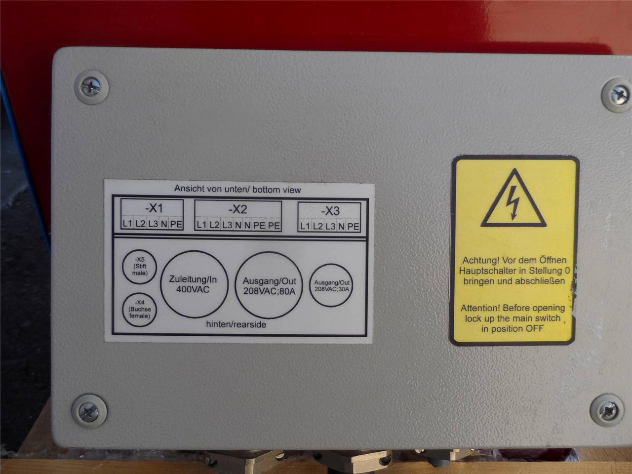 Photo Used LAM RESEARCH AC/AC-Converter TCP For Sale