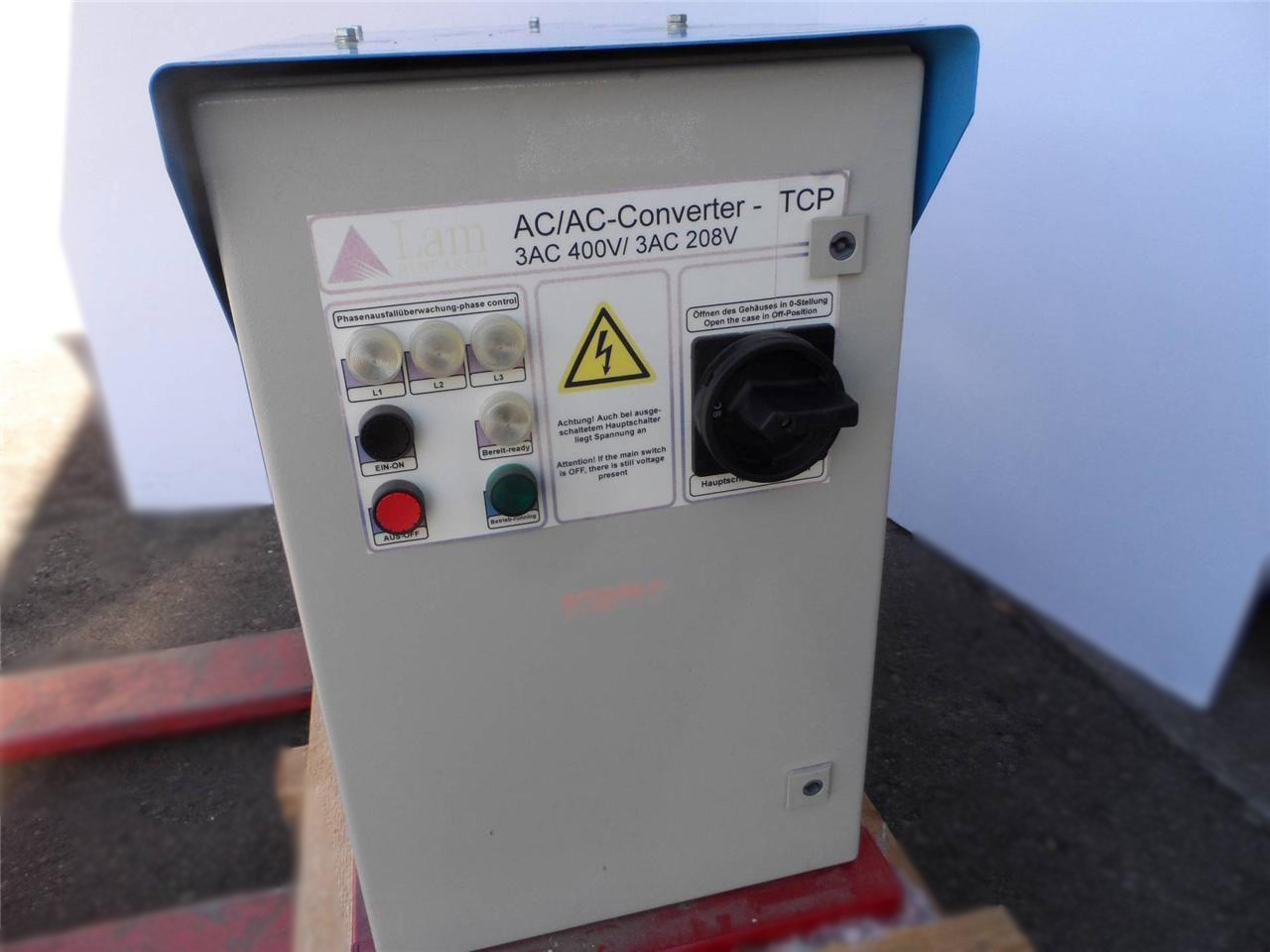 Photo Used LAM RESEARCH AC/AC-Converter TCP For Sale