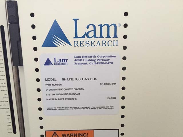 Photo Used LAM RESEARCH IGS For Sale