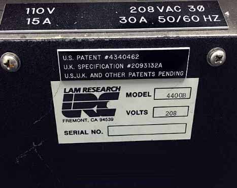 Photo Used LAM RESEARCH Rainbow 4400B For Sale