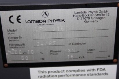 LAMBDA PHYSIK LPX-315 #184500