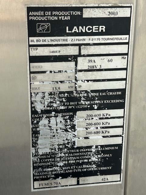 사진 사용됨 LANCER 1400UP 판매용