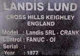 圖為 已使用的 LANDIS 5RL Crank 待售