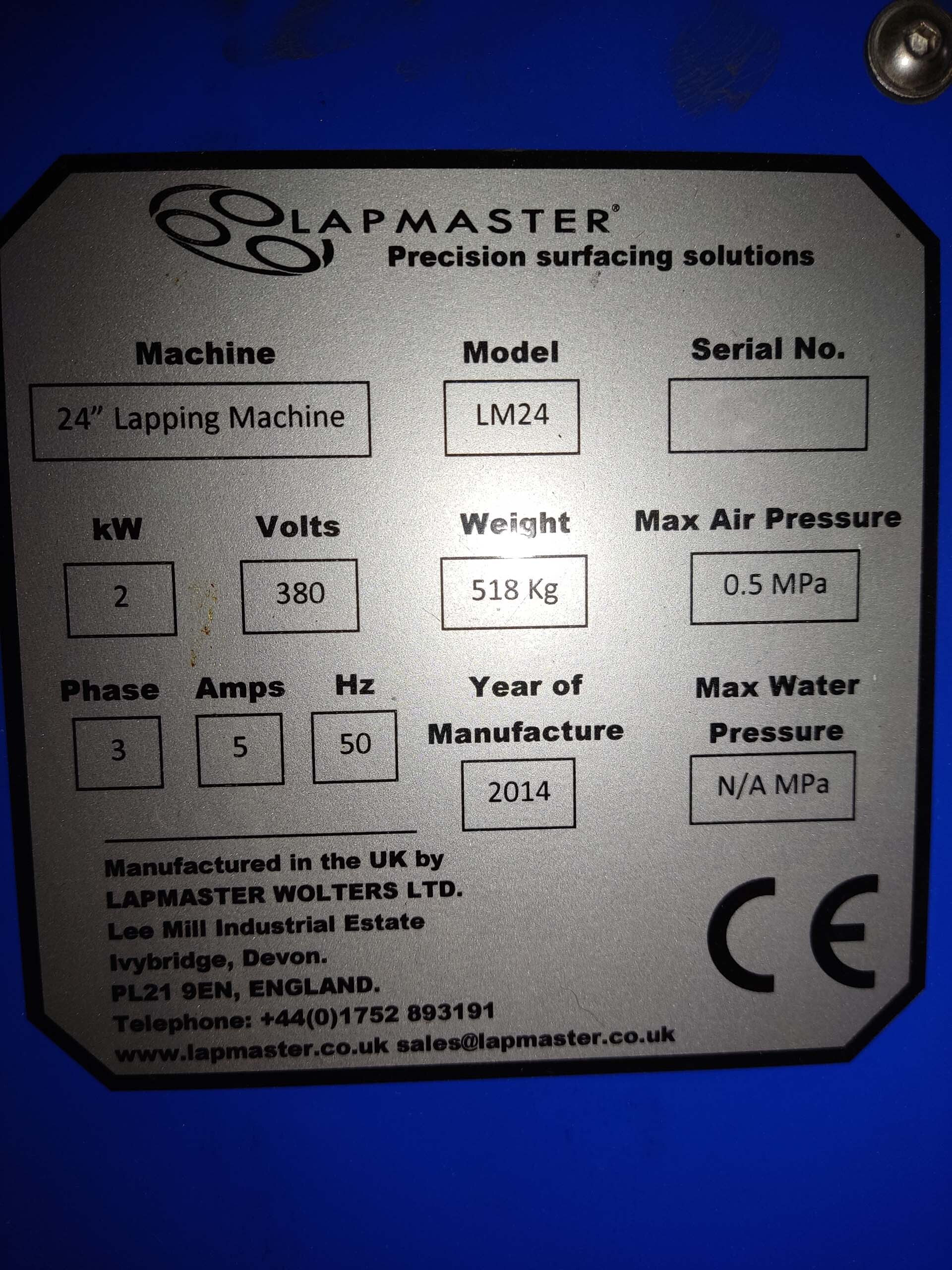 圖為 已使用的 LAPMASTER 24 待售