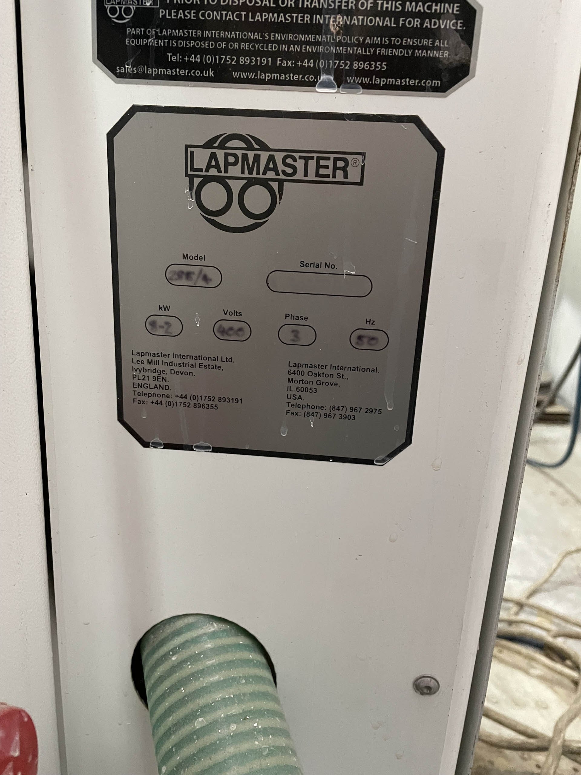 圖為 已使用的 LAPMASTER 285/4 待售