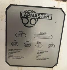 Foto Verwendet LAPMASTER 72 CP Zum Verkauf