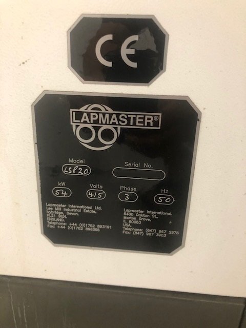 Photo Used LAPMASTER LSP-20 For Sale