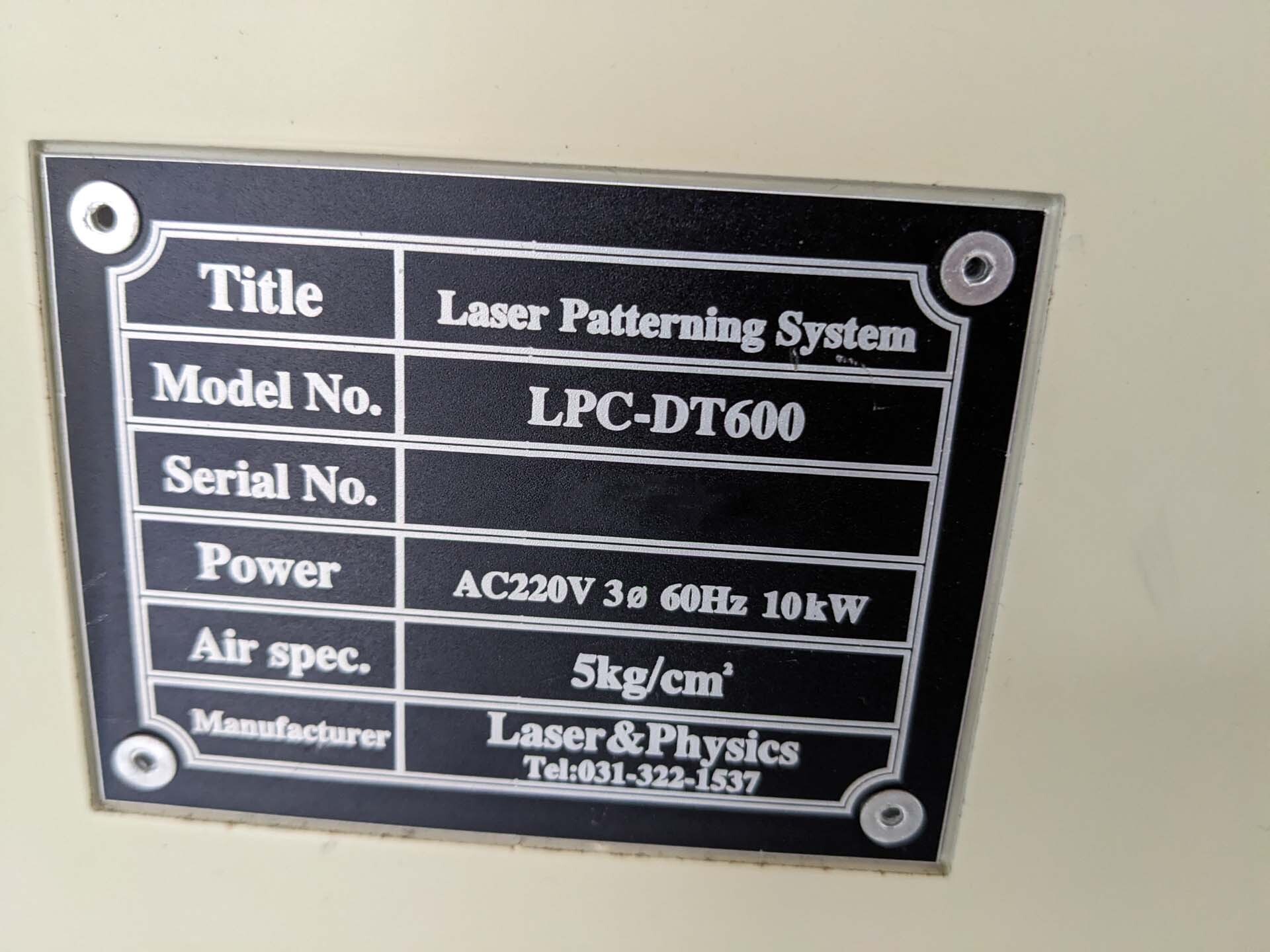 Photo Used LASER AND PHYSICS LPC-DT600 For Sale