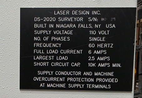 圖為 已使用的 LASER DESIGN DS-2020 待售
