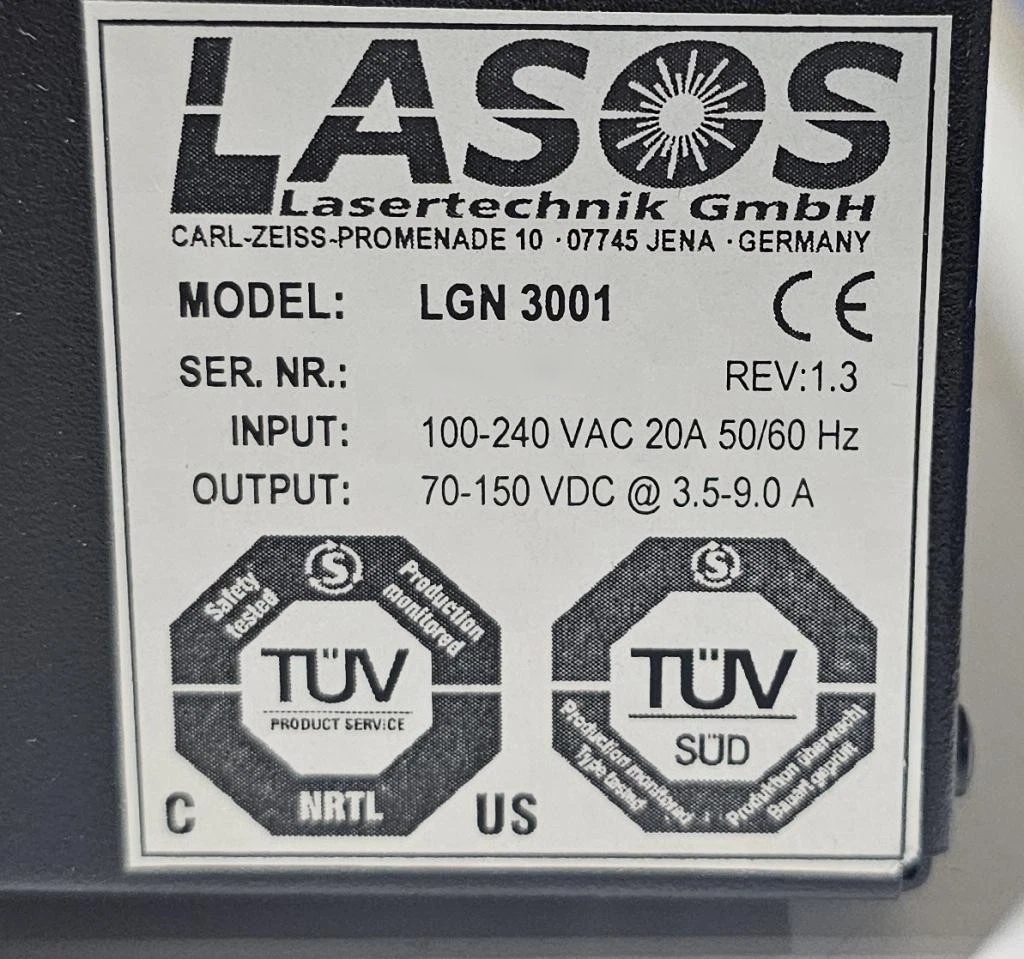圖為 已使用的 LASOS LGN-3001 待售