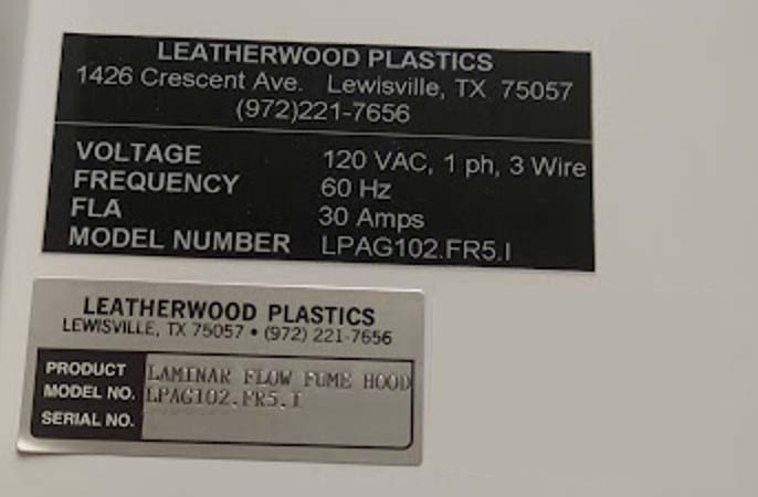 フォト（写真） 使用される LEATHERWOOD PLASTICS LPAG102.FR5.T 販売のために