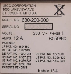 LECO 630-200-200 #293750866