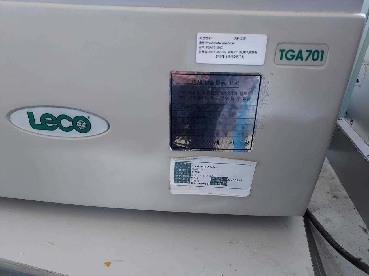 圖為 已使用的 LECO TGA 701 待售