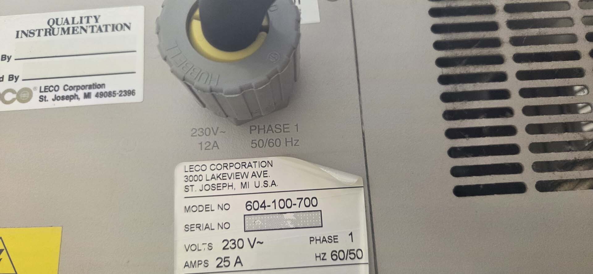 圖為 已使用的 LECO TGA 701 待售