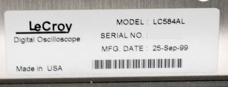 Photo Used LECROY LC584AL For Sale