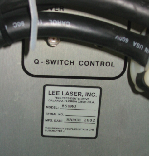 Photo Used LEE LASER 850MQ For Sale