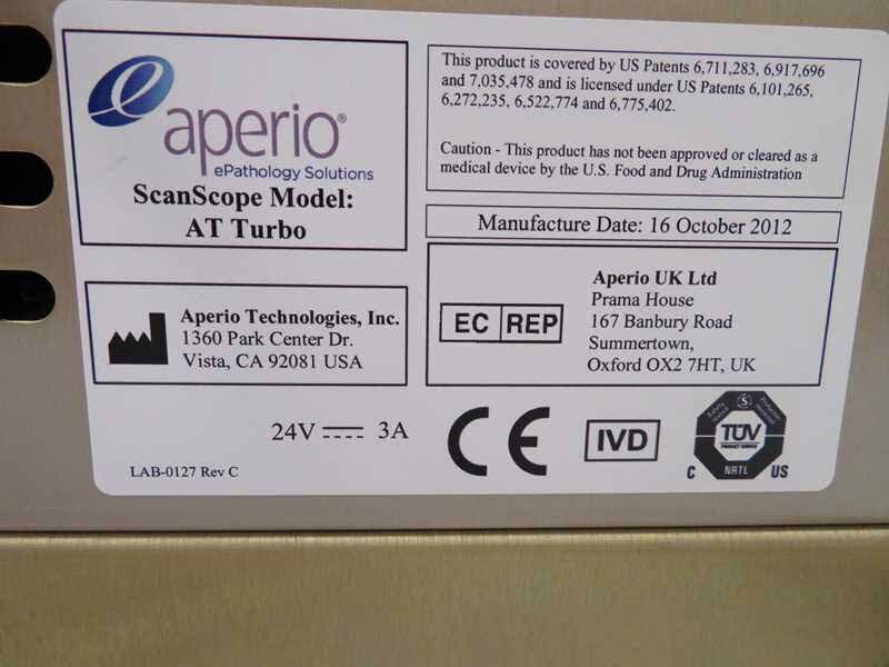 Photo Used LEICA / APERIO Scanscope AT Turbo For Sale