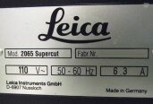 사진 사용됨 LEICA REICHERT JUNG Supercut 2065 판매용