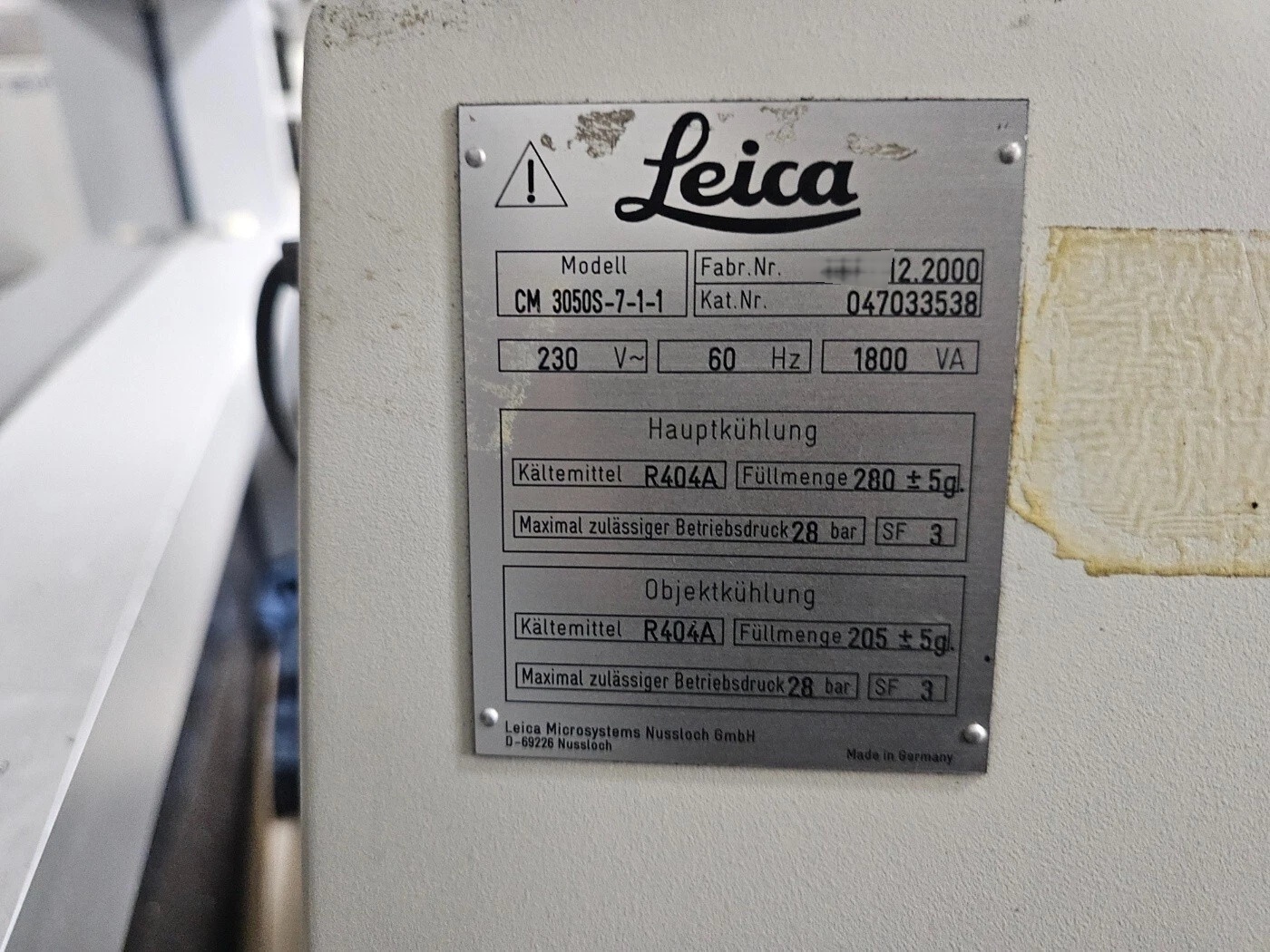 圖為 已使用的 LEICA REICHERT CM3050S 待售