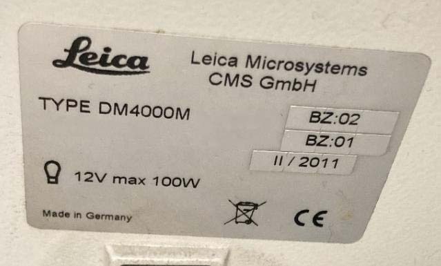 Photo Used LEICA DM 4000 For Sale