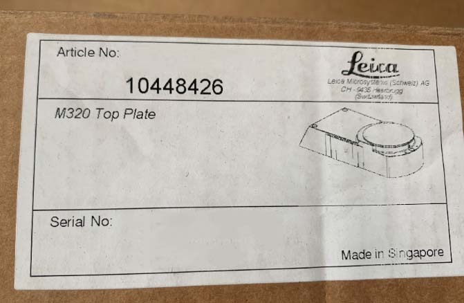 Photo Used LEICA Lot of spare parts for microscope For Sale