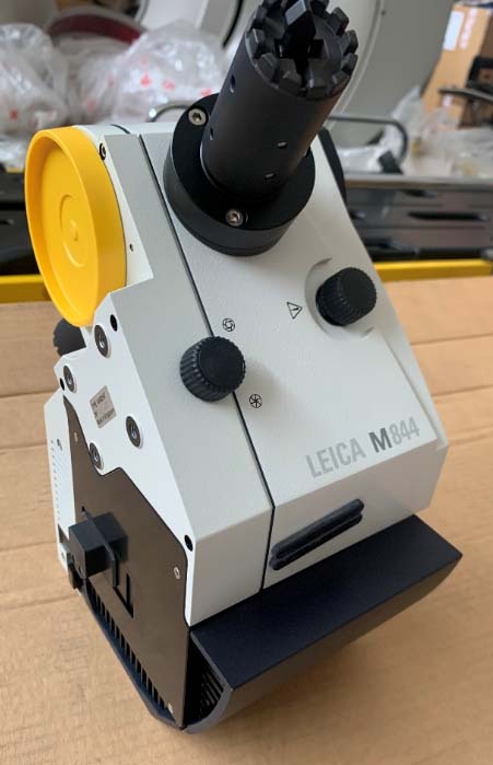 Photo Used LEICA Lot of spare parts for microscope For Sale