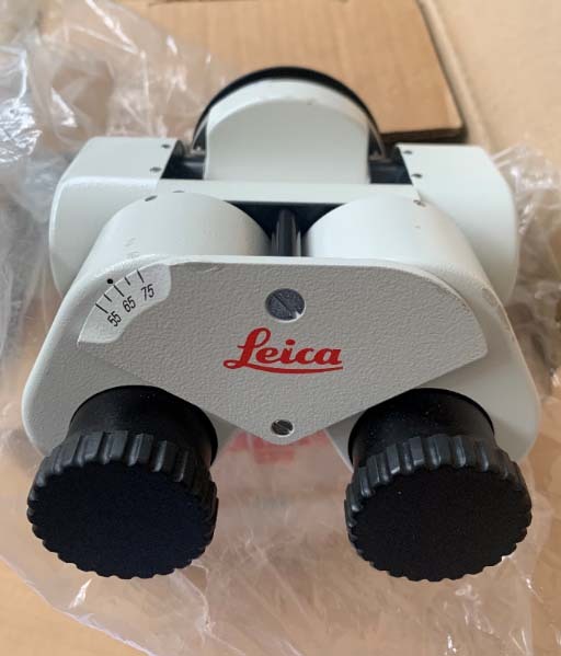 Photo Used LEICA Lot of spare parts for microscope For Sale