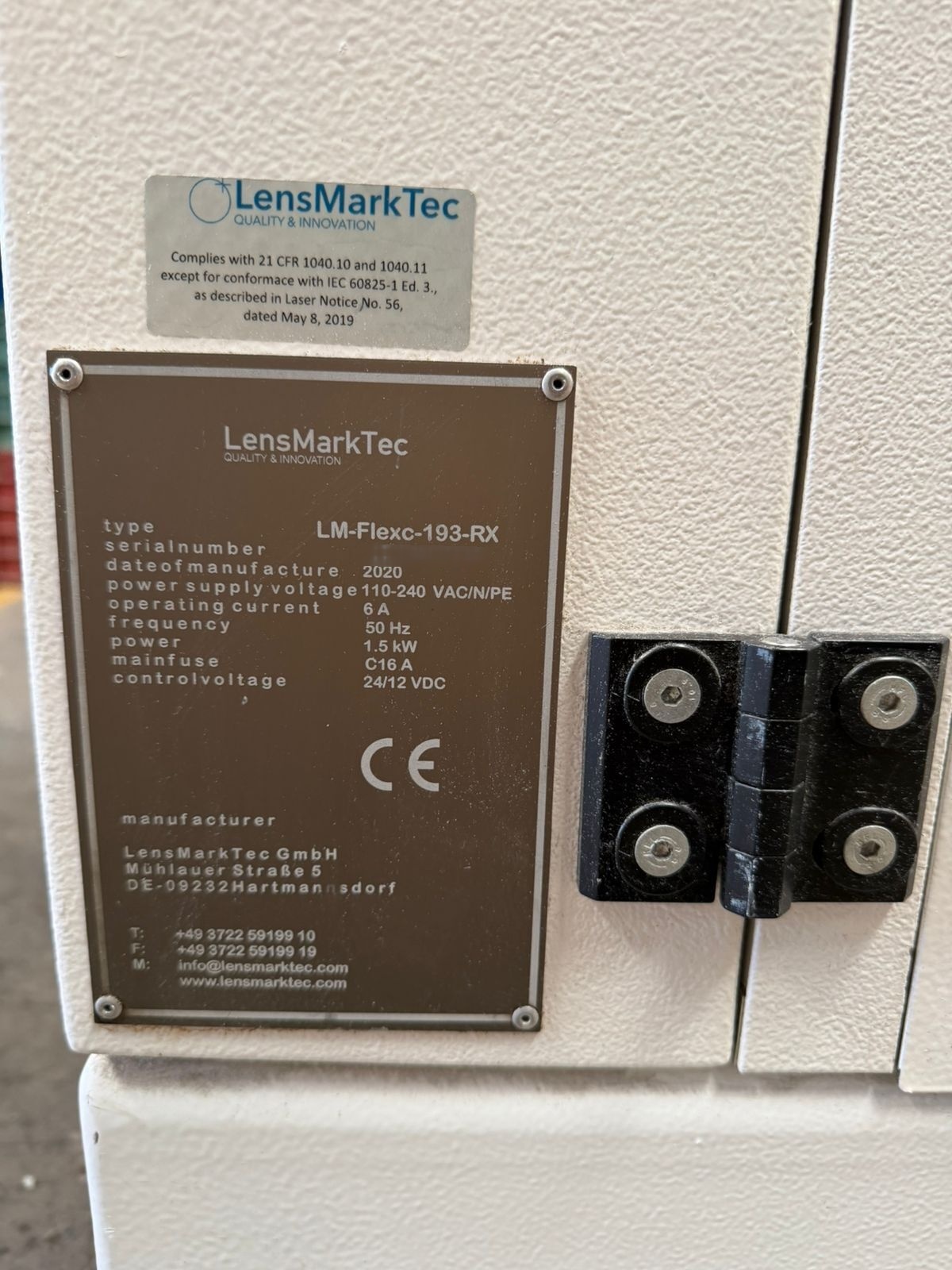 사진 사용됨 LENSMARKTECH LM-Flexc-193-RX 판매용