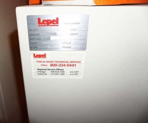 Photo Used LEPEL LSS-10 For Sale