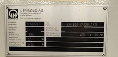 사진 사용됨 LEYBOLD / BALZERS ZH 620 판매용