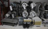 Photo Used LEYBOLD HERAEUS Lot of pumps For Sale