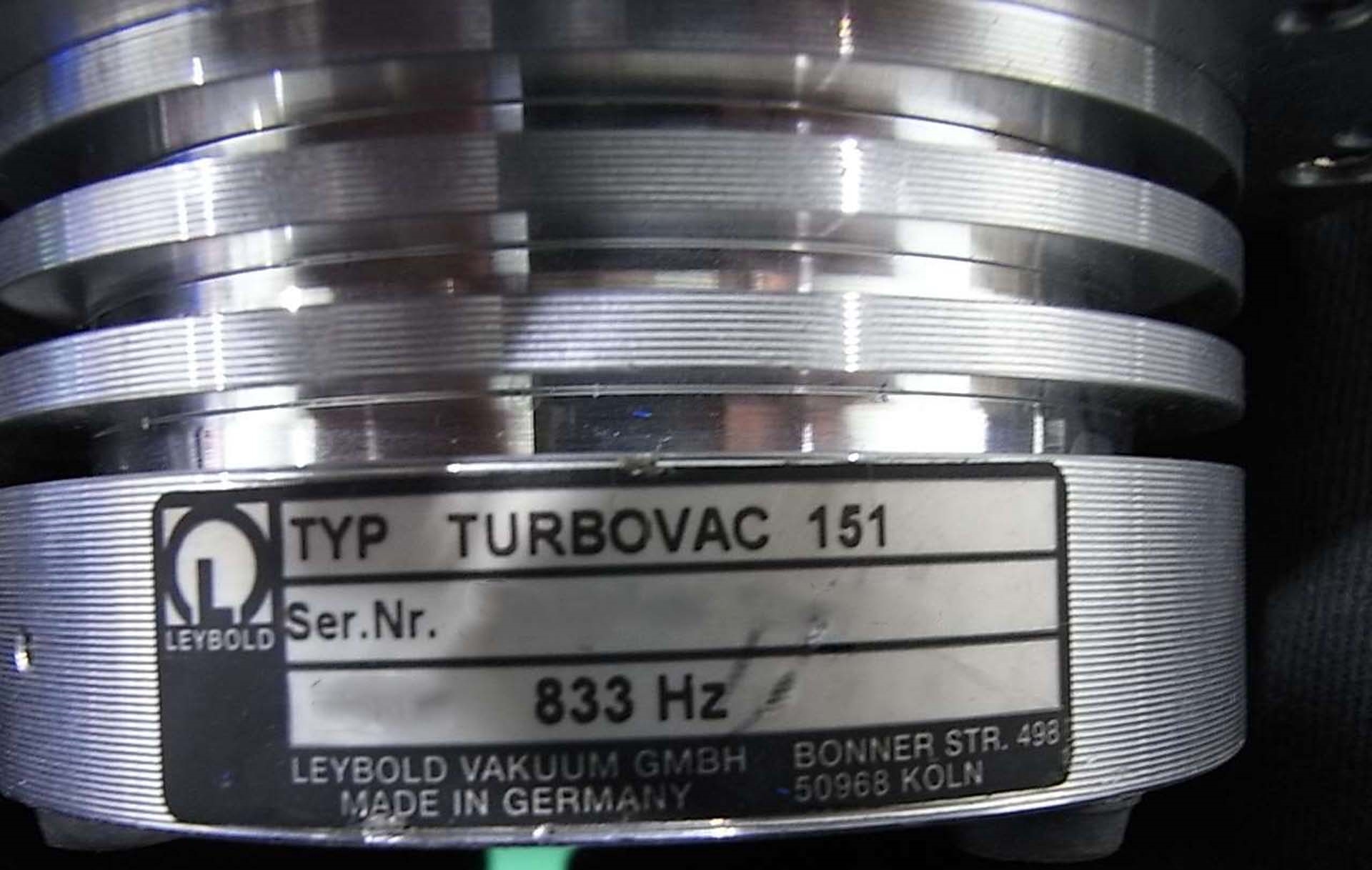 图为 已使用的 LEYBOLD HERAEUS TurboVac 151 待售