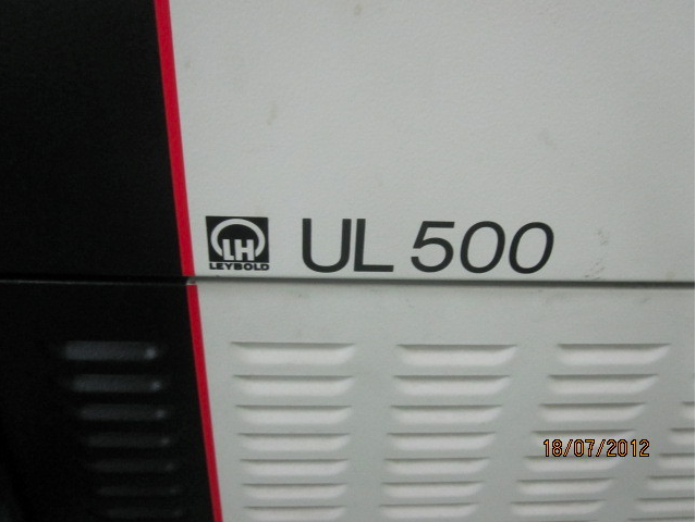 圖為 已使用的 LEYBOLD HERAEUS UL 500 待售