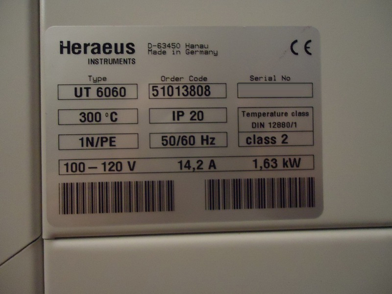 Photo Utilisé LEYBOLD HERAEUS UT 6060 À vendre