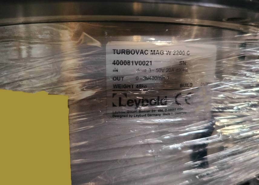 Foto Verwendet LEYBOLD MAG W 2200C Zum Verkauf
