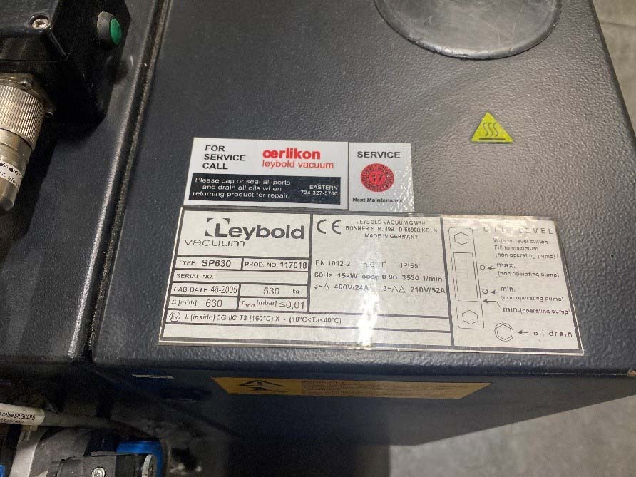 圖為 已使用的 LEYBOLD SP 630 待售