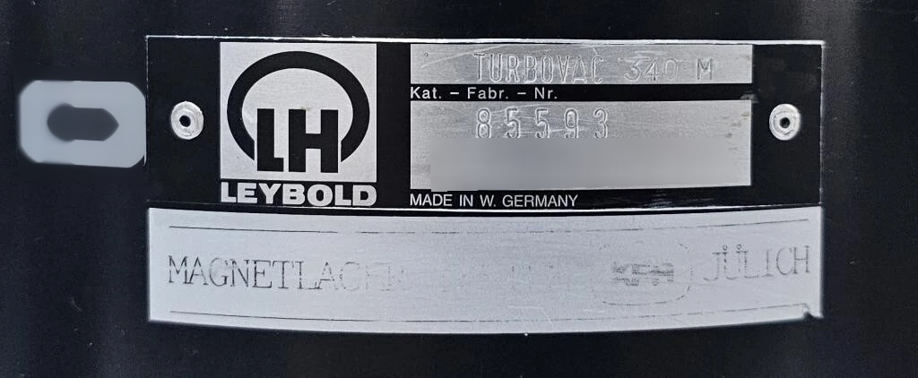圖為 已使用的 LEYBOLD TMP-340M 待售