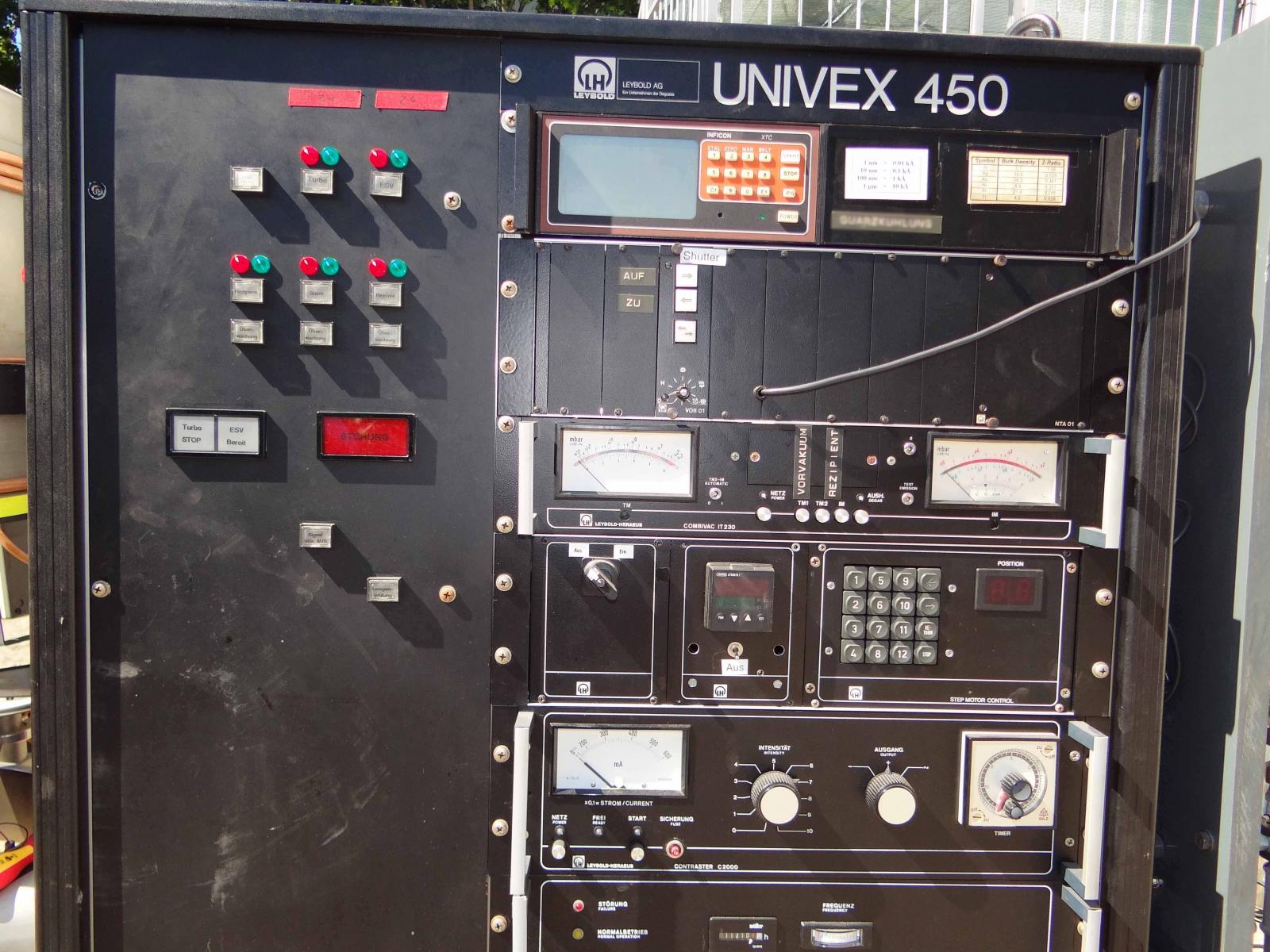 Photo Used LEYBOLD Univex 450 For Sale