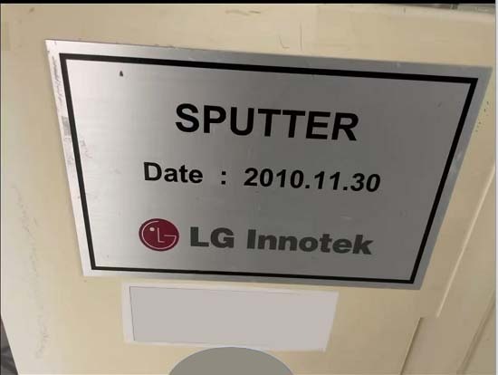 사진 사용됨 LG INNOTEK Sputter 판매용