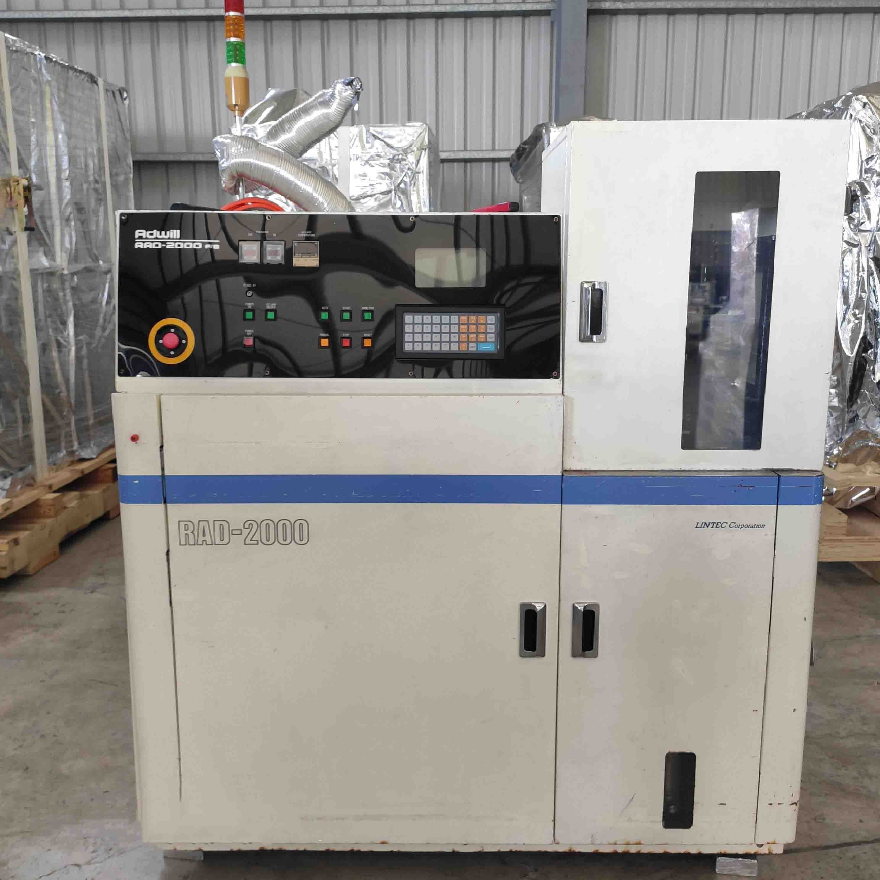 Photo Used LINTEC RAD 2000 F/8 For Sale