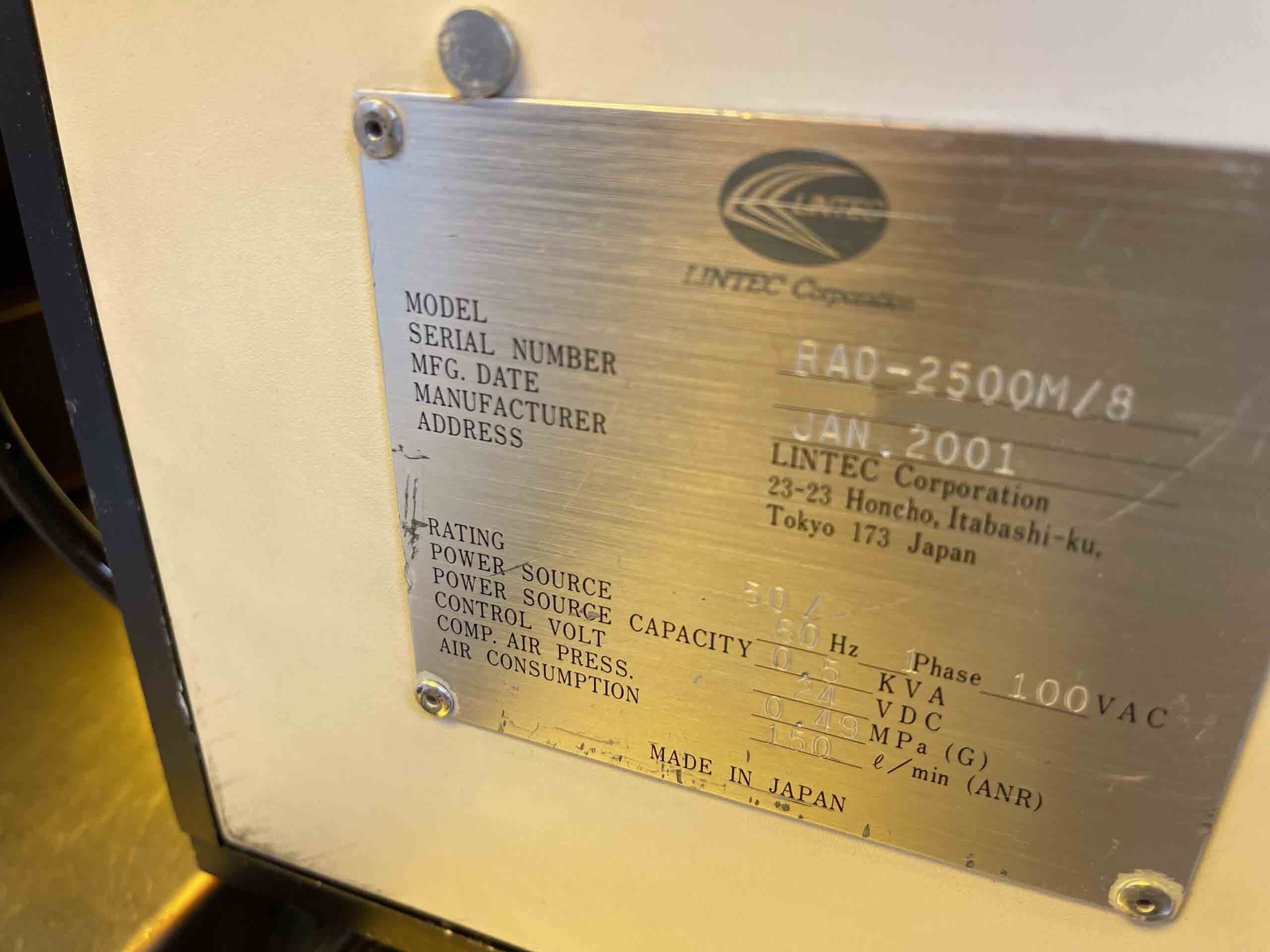 圖為 已使用的 LINTEC RAD 2500 M/8 待售