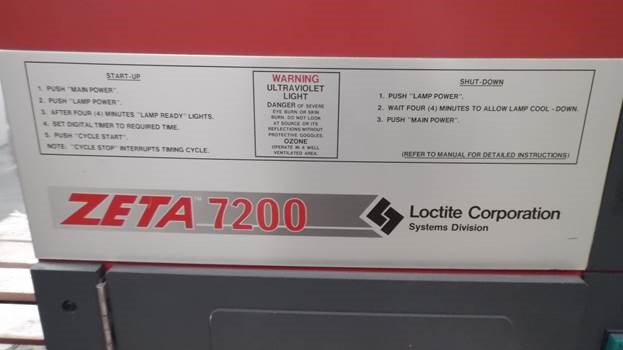 Photo Used LOCTITE Zeta 7200 For Sale